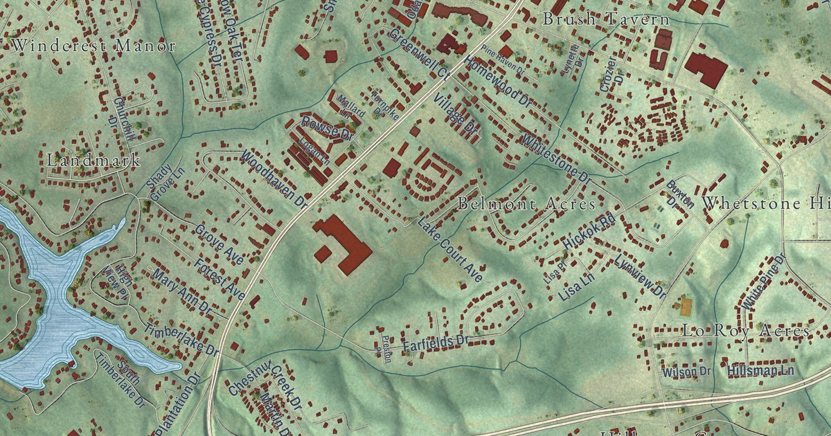 Map of Timberlake, Virginia in 2026