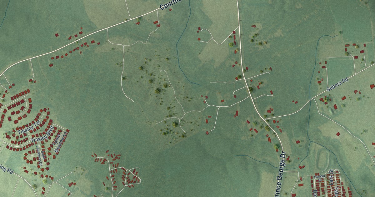 Map of Prince George, Virginia in 2026