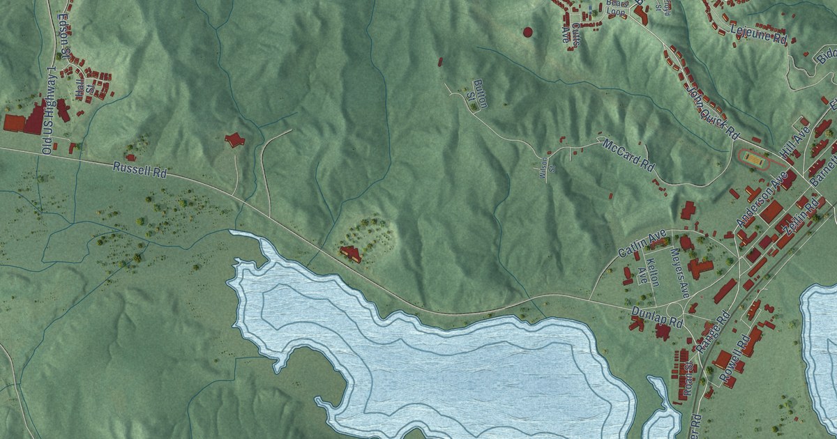 Map of Quantico Base, Virginia in 2026