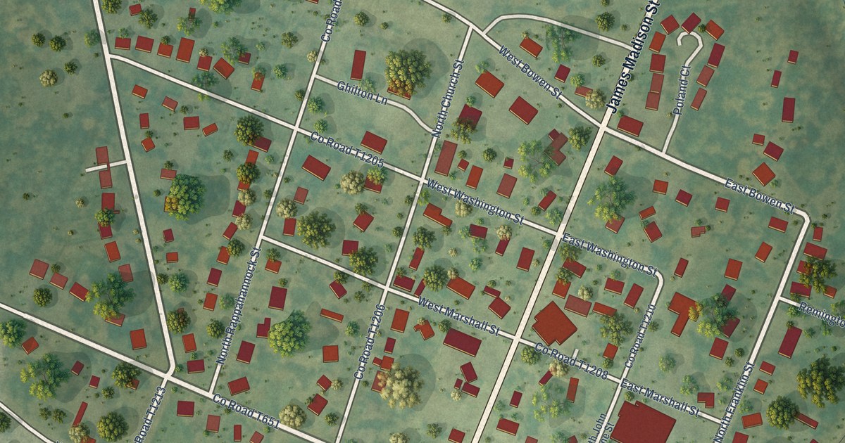Map of Remington, Virginia in 2026