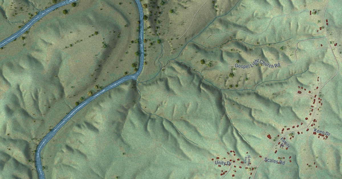 Map of Sandy Level, Virginia in 2026