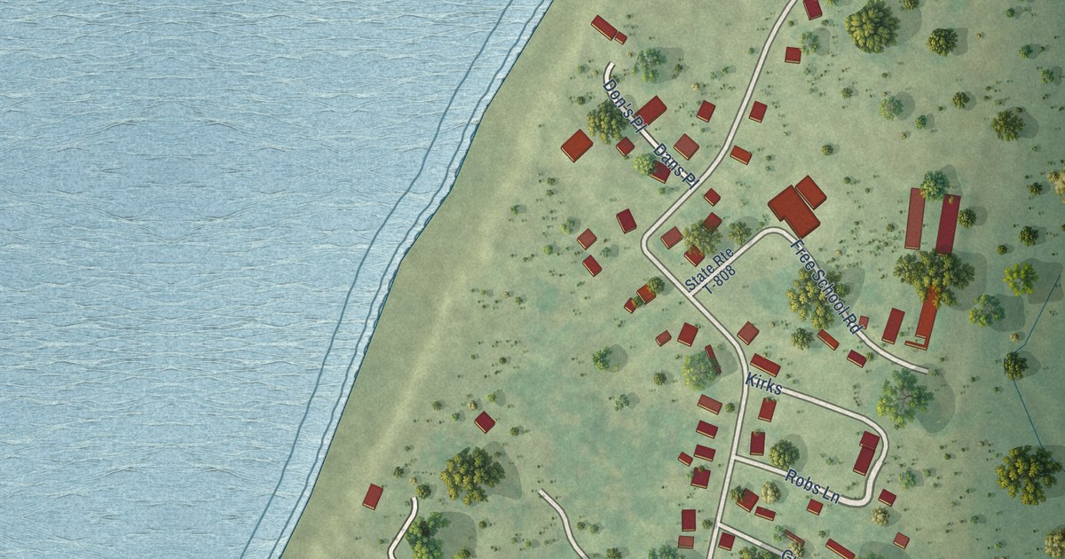 Map of Saxis, Virginia in 2026