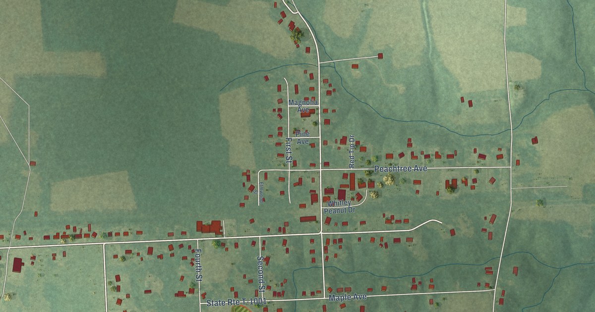 Map of Sedley, Virginia in 2026