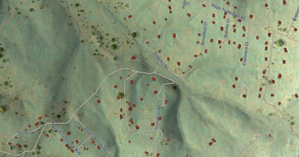 Map of Skyland Estates, Virginia in 2026