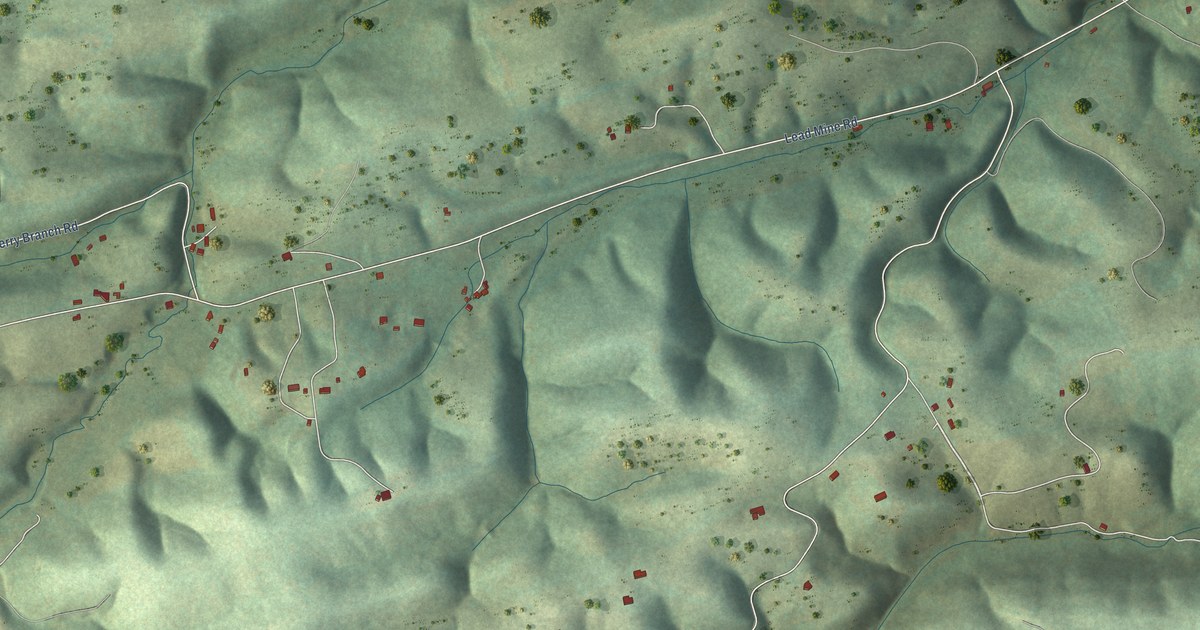 Map of Snowville, Virginia in 2026