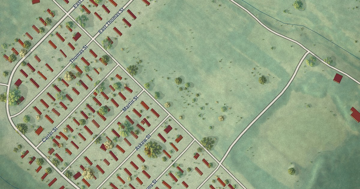 Map of Southampton Meadows, Virginia in 2026