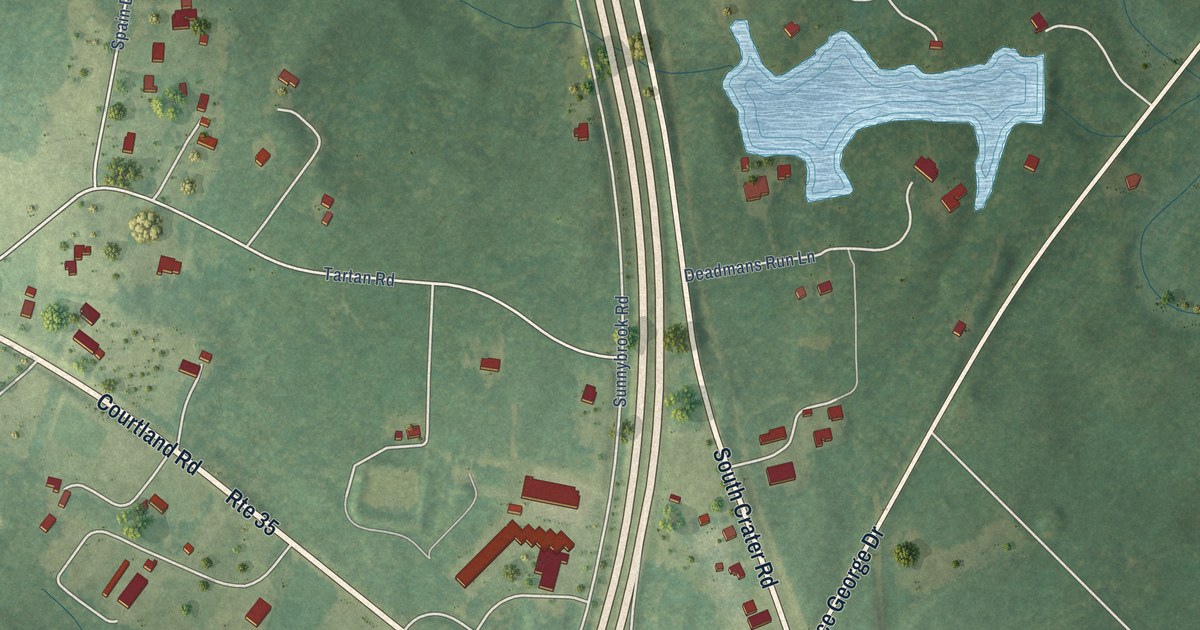 Map of Templeton, Virginia in 2026