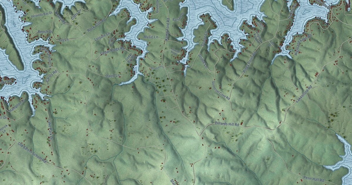 Map of Union Hall, Virginia in 2026