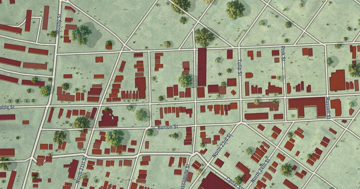 Detailed Map of Union Hill, Virginia
