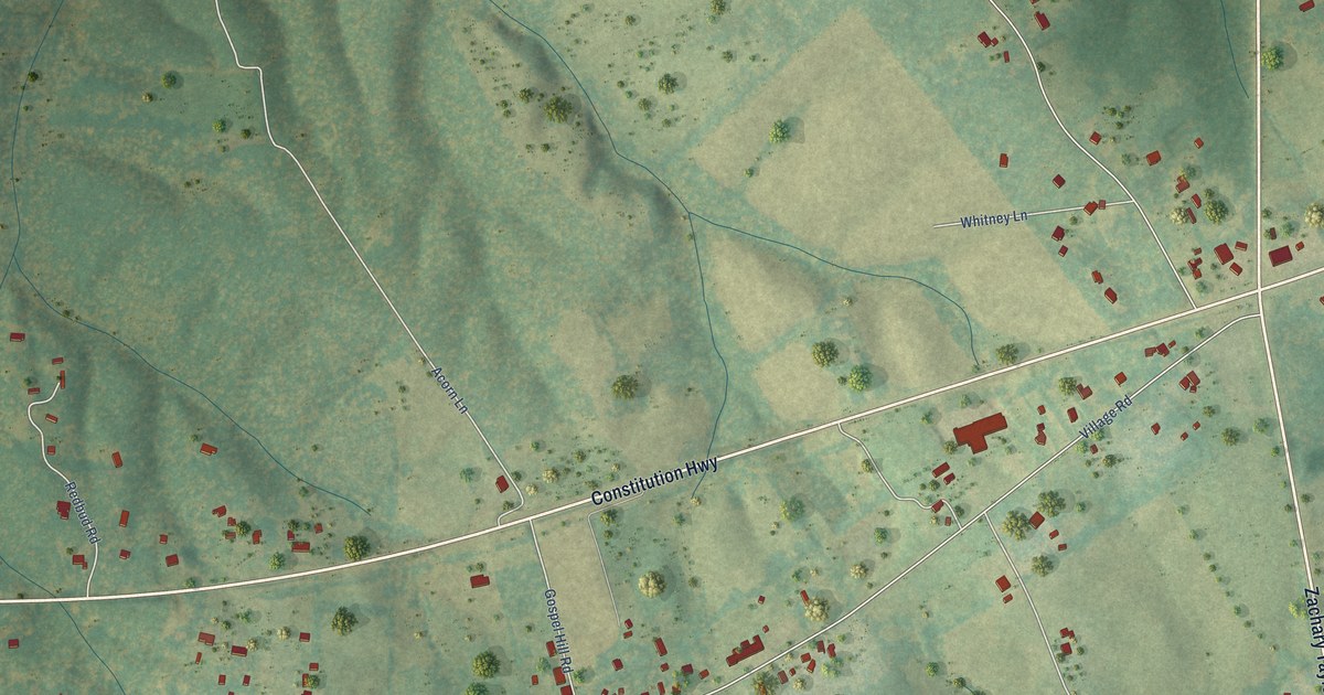 Map of Unionville, Virginia in 2026