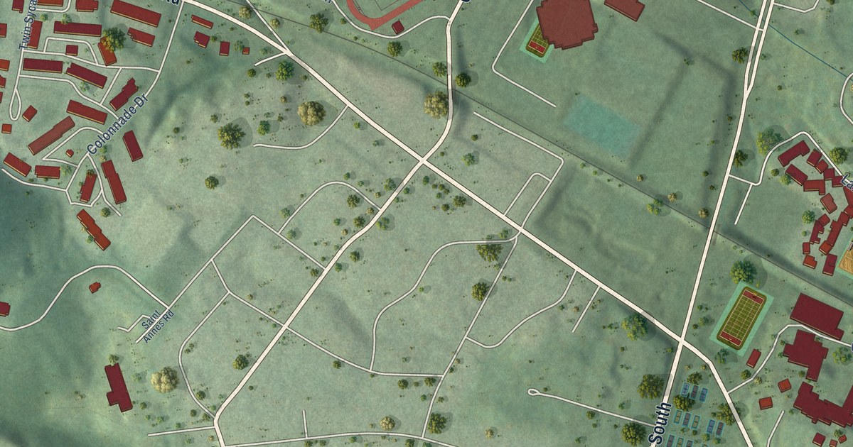 Map of University of Virginia, Virginia in 2026