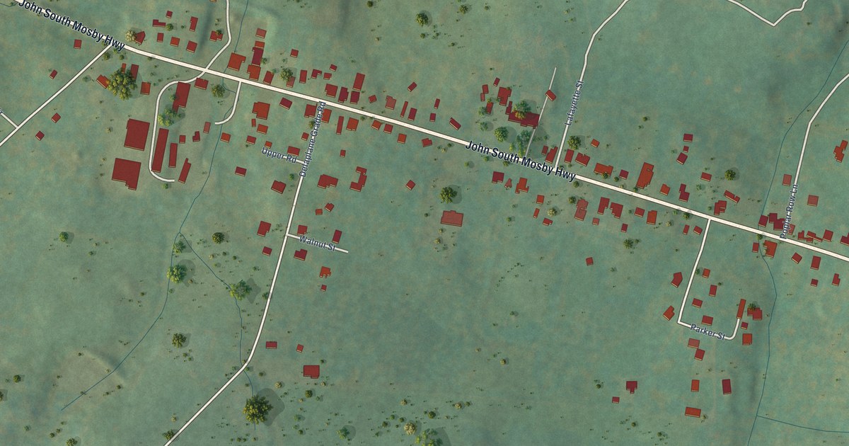 Map of Upperville, Virginia in 2026