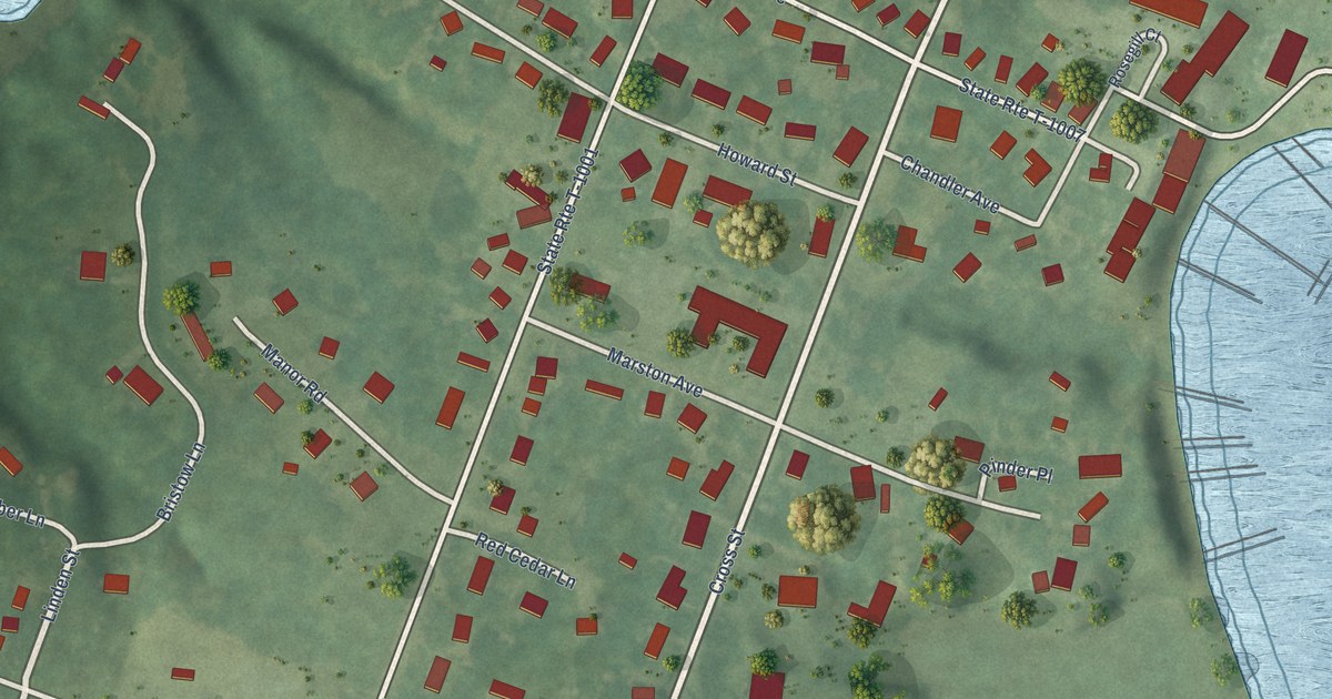 Map of Urbanna, Virginia in 2026
