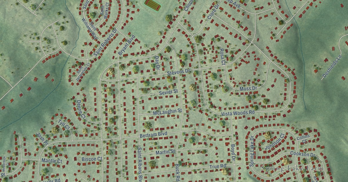 Map of Vista Woods, Virginia in 2026