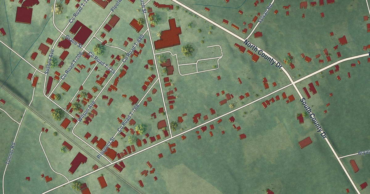 Map of Wakefield, Virginia in 2026