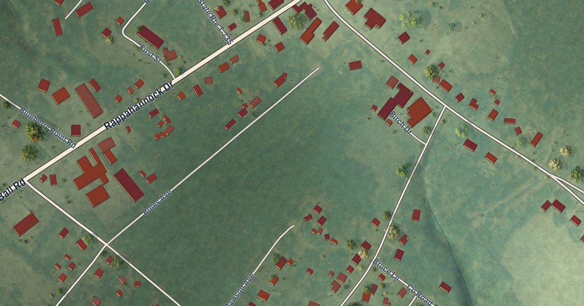 Map of White Stone, Virginia in 2026
