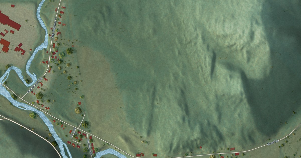 Detailed Map of Beecher Falls, Vermont