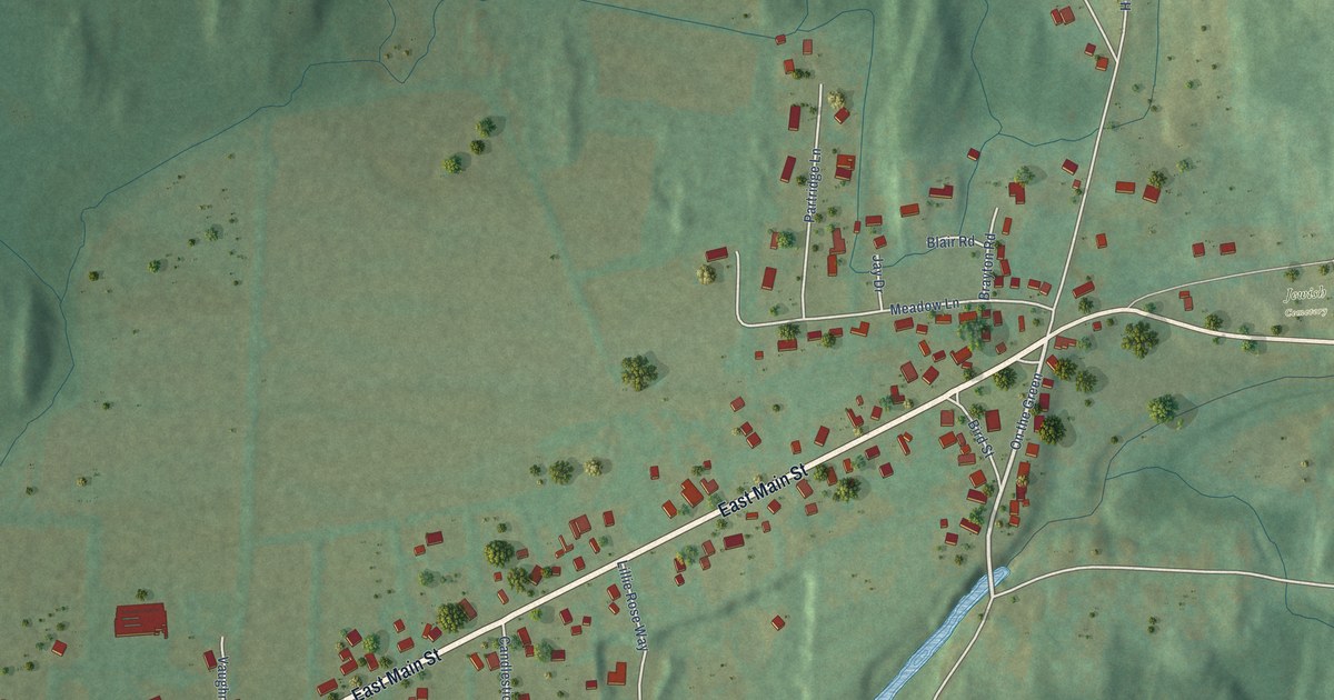 Map of East Poultney, Vermont
