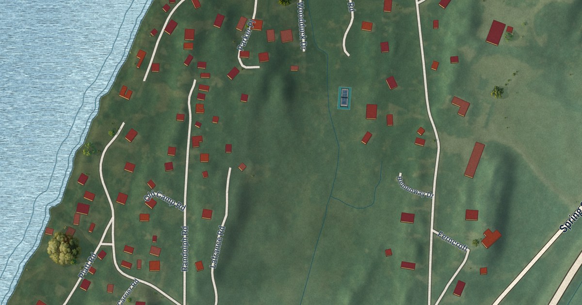 Detailed Map of Highgate Springs, Vermont