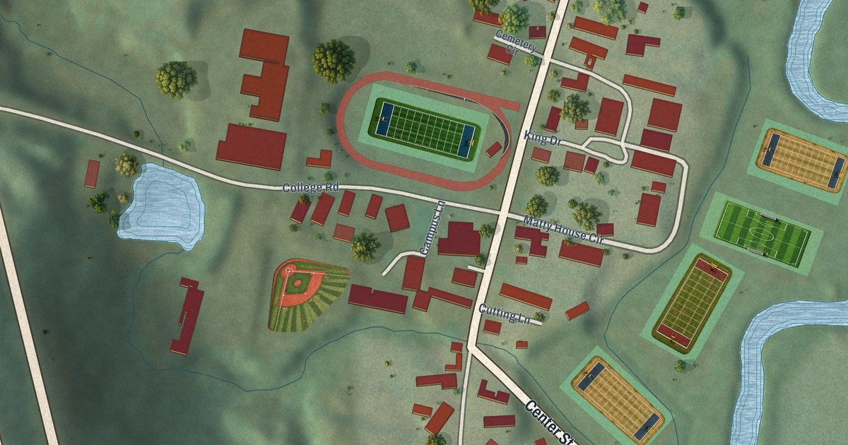 Map of Lyndon Center, Vermont in 2026