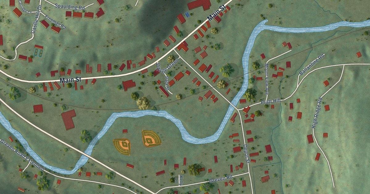 Map of Proctorsville, Vermont in 2026