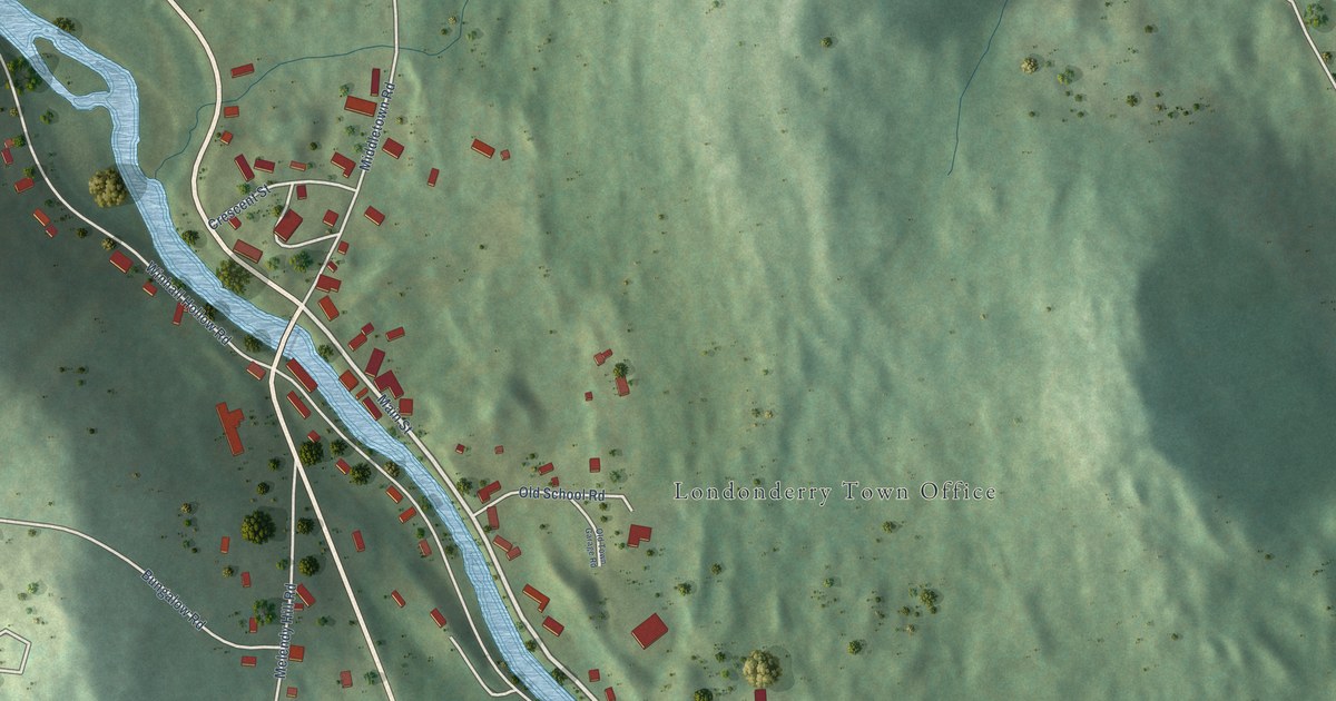 Map of South Londonderry, Vermont in 2026