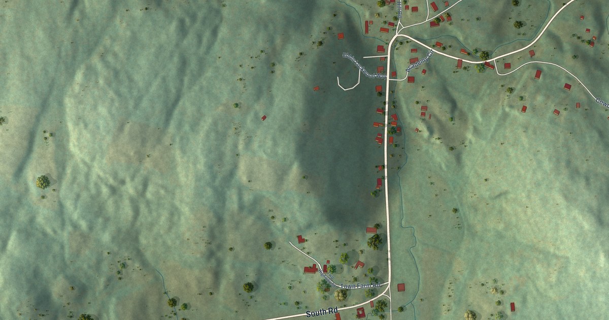 Map of South Woodstock, Vermont in 2026