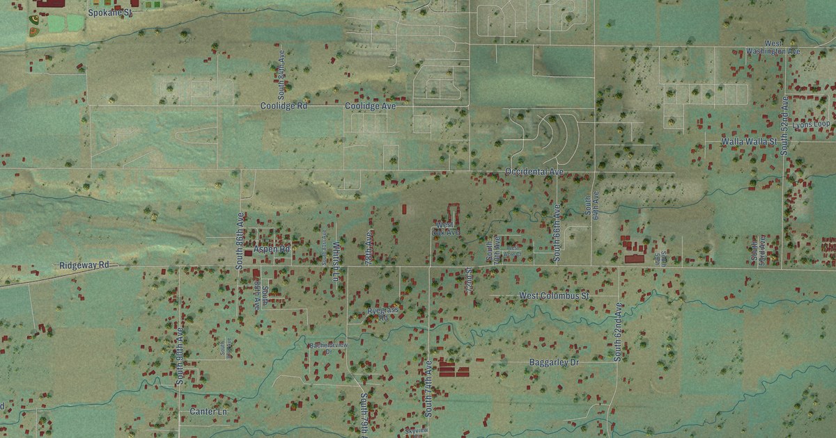 Map of Ahtanum, Washington in 2026