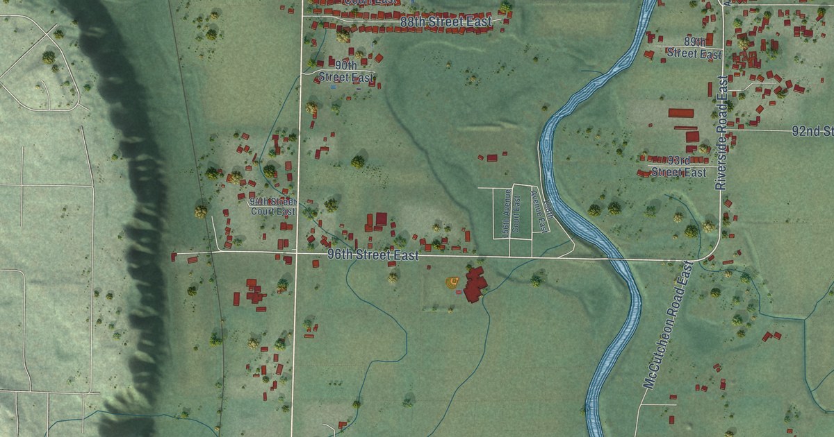 Map of Alderton, Washington in 2026