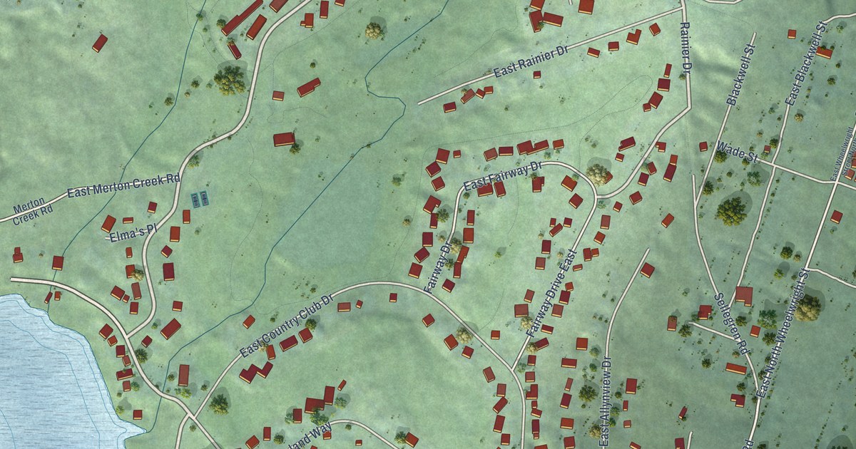 Map of Allyn, Washington in 2026
