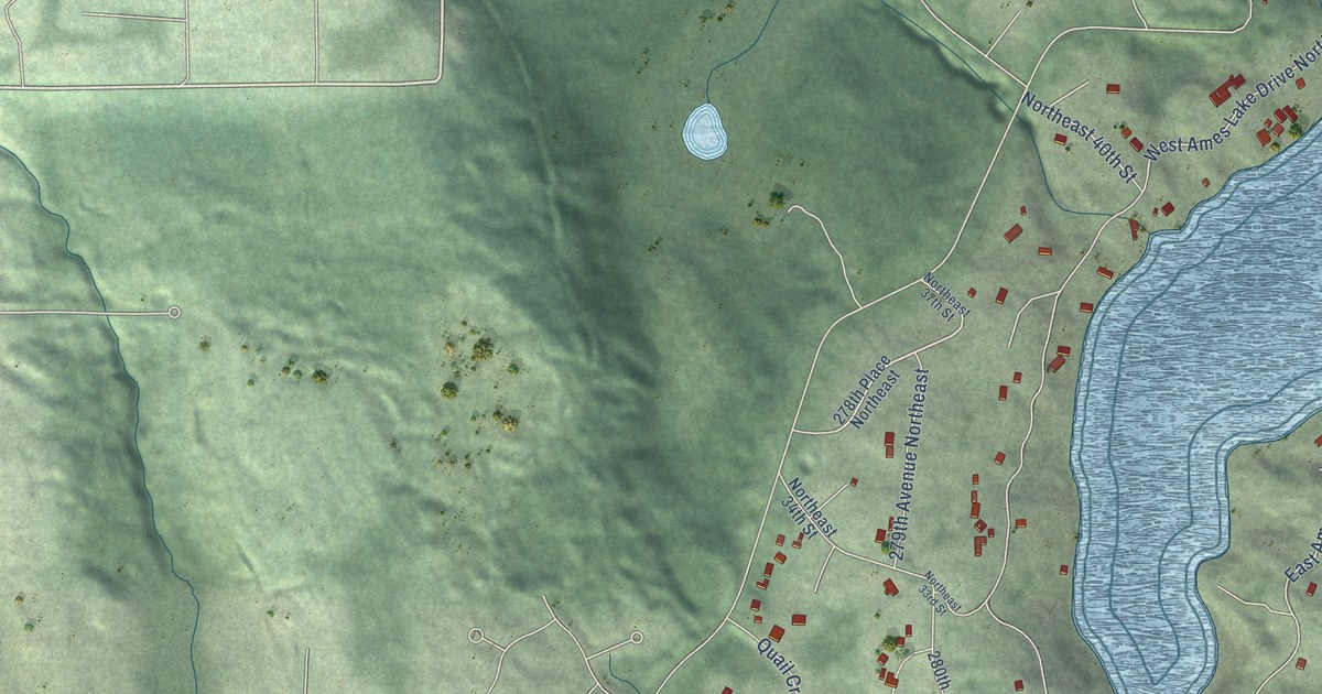 Map of Ames Lake, Washington in 2026