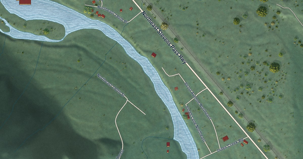 Map of Baring, Washington in 2026