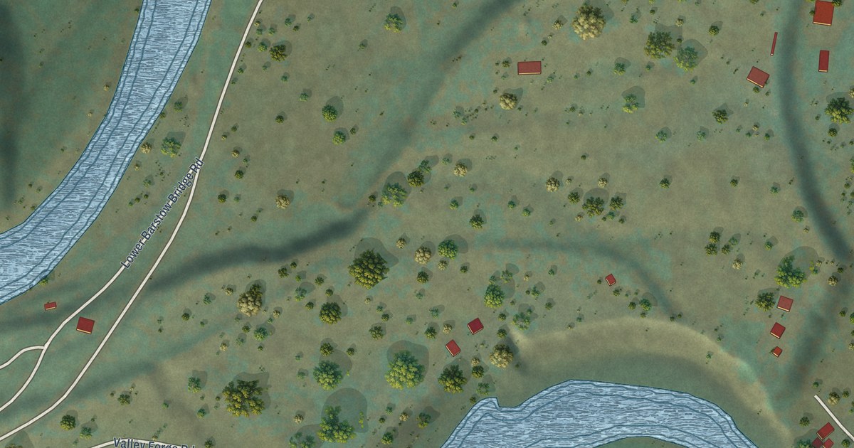 Map of Barstow, Washington in 2026