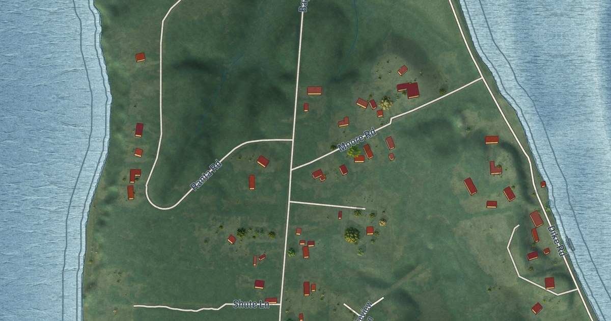 Map of Bay Center, Washington in 2026