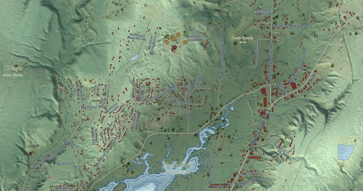 Map of Belfair, Washington in 2026