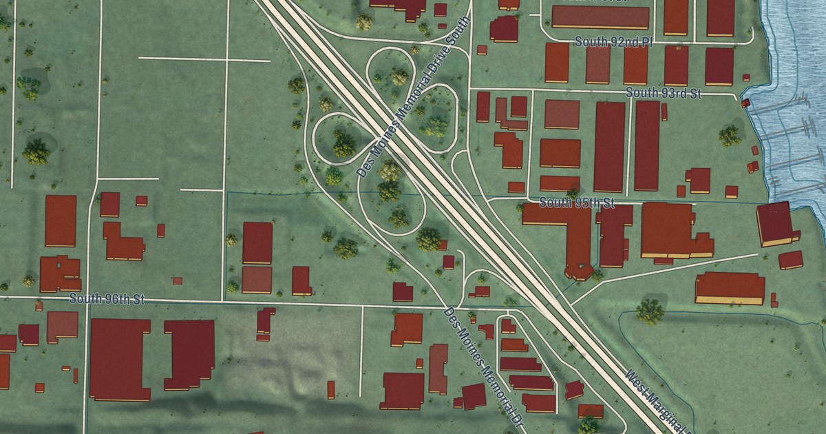 Map of Boulevard Park, Washington in 2026
