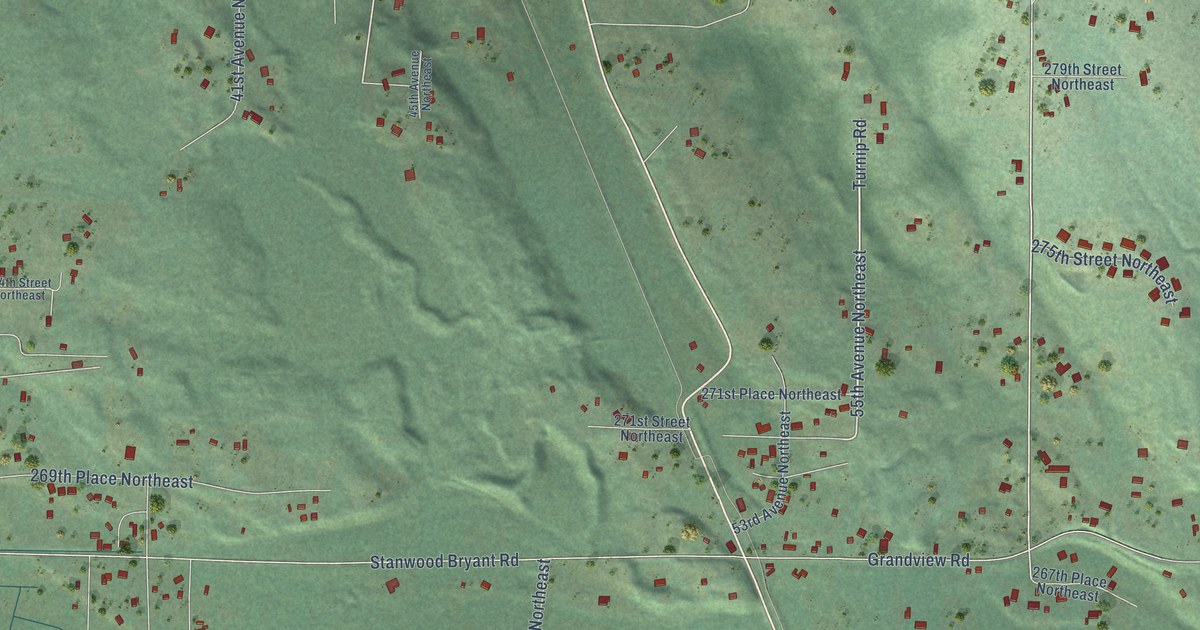 Map of Bryant, Washington in 2026