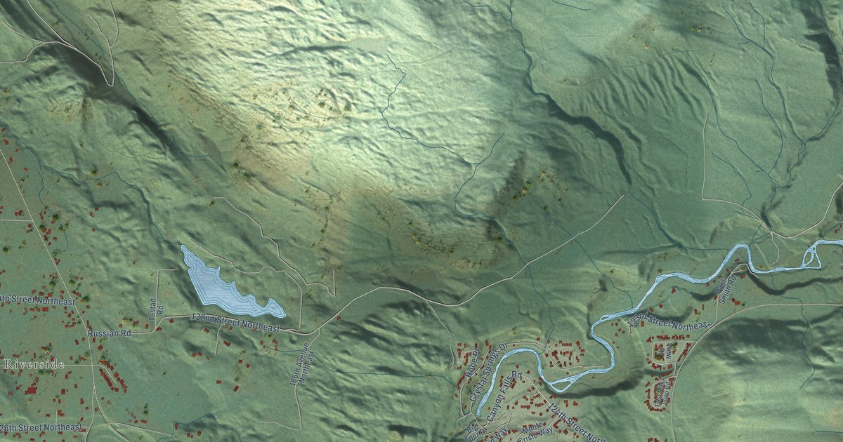 Map of Canyon Creek, Washington in 2026