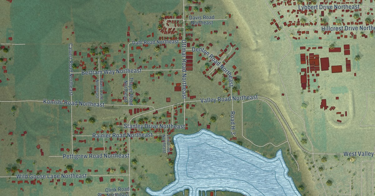 Map of Cascade Valley, Washington in 2026