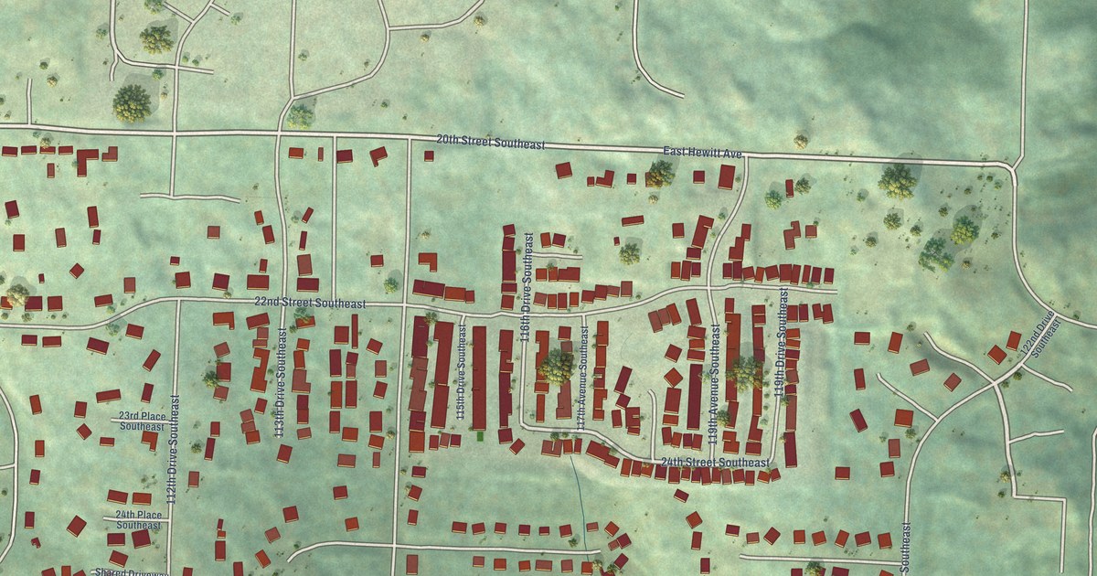 Map of Cavalero, Washington in 2026