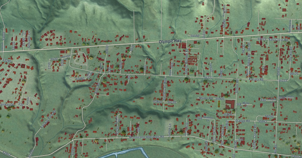 Map of Central Park, Washington in 2026