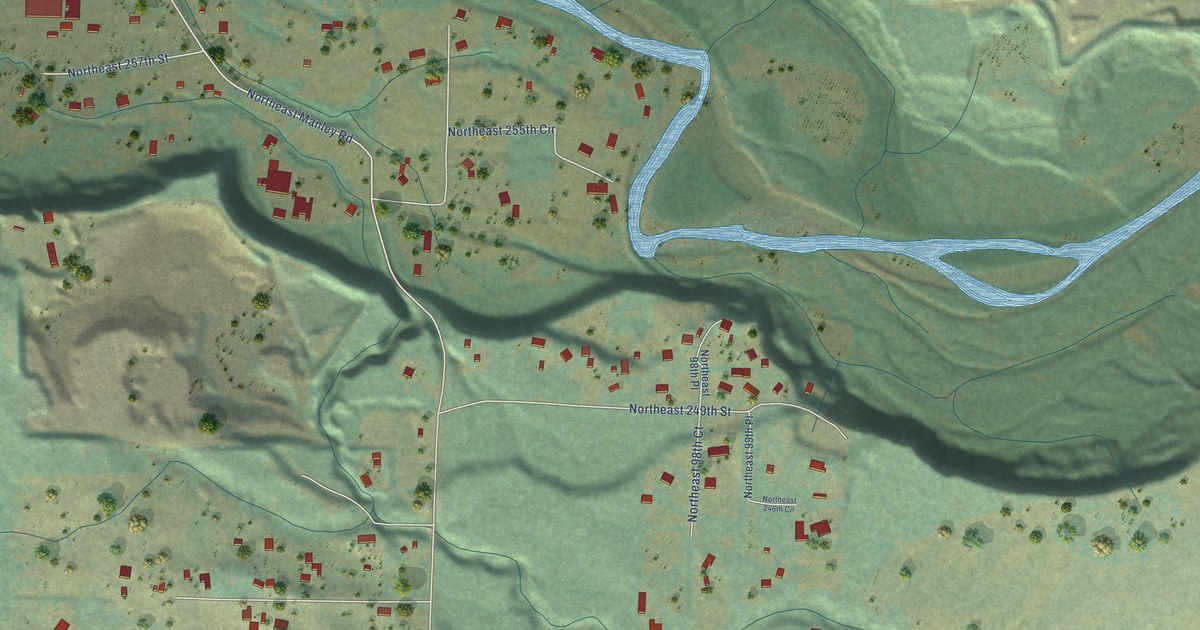 Map of Cherry Grove, Washington in 2026