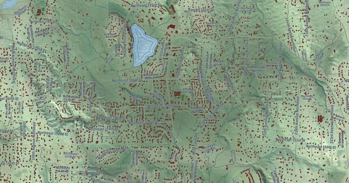 Map of Cottage Lake, Washington in 2026