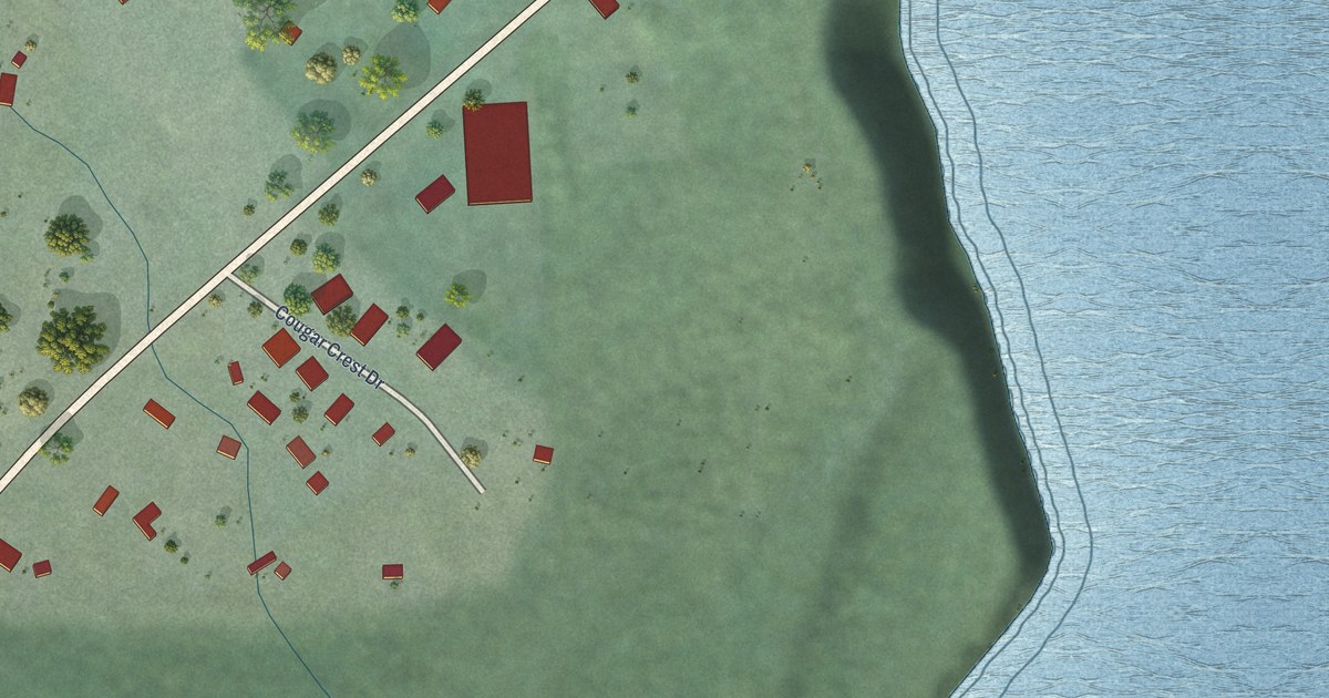 Map of Cougar, Washington in 2026