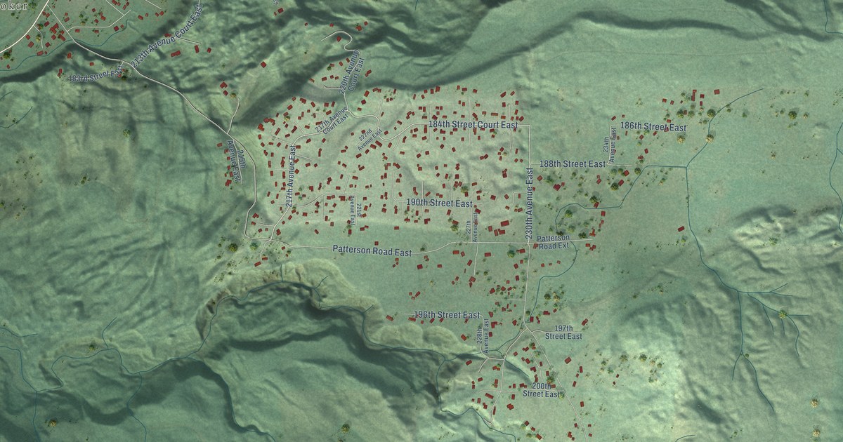 Map of Crocker, Washington in 2026