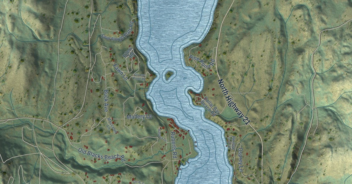 Map of Curlew Lake, Washington in 2026