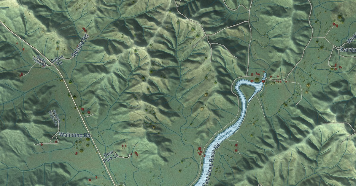 Map of Deep River, Washington in 2026
