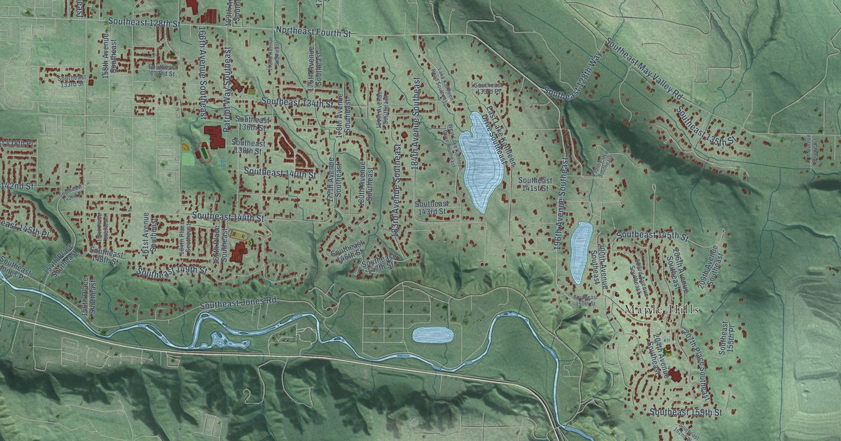 Map of East Renton Highlands, Washington in 2026