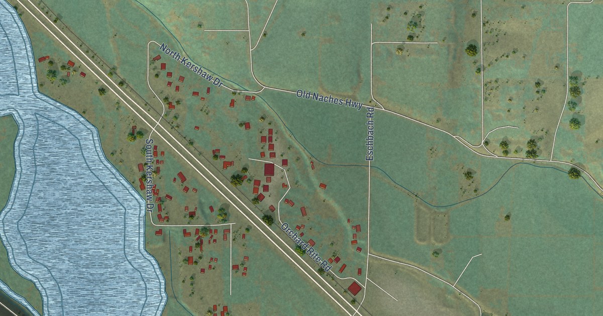 Map of Eschbach, Washington in 2026