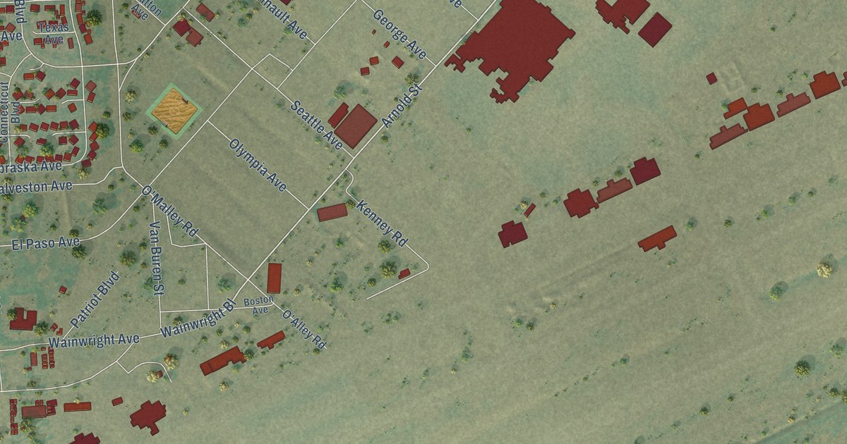Map of Fairchild AFB, Washington in 2026